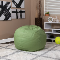 Flash Furniture Small Solid Green Kids Bean Bag Chair DG-BEAN-SMALL-SOLID-GRN-GG